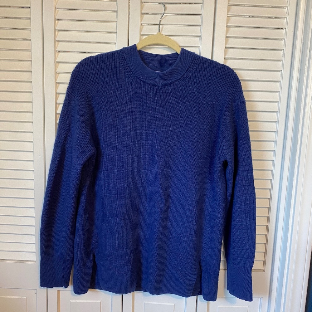 Lululemon Blue Merino Wool Crewneck Sweater size 6